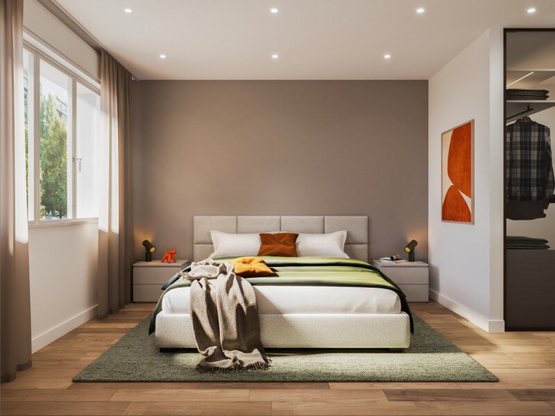 LARGE THREE-ROOM APARTMENT WITH SEA VIEW - TWO BALCONIES - CENTRAL LOCATION WITH RENOVATION PROJECT 1