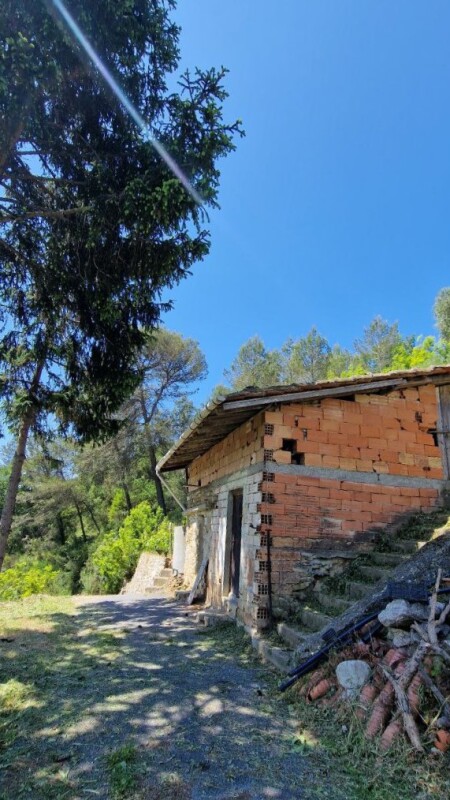 Rustico con terreno pianeggiante in posizione dominante a Soldano – a pochi minuti dal mare. 3
